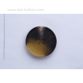 Wear resistant imitation horn resin buttons